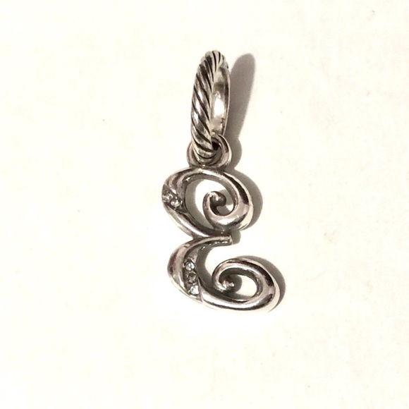 🆕 Brighton Number Three #3 silver charm with crystals Retired style NWOT - Picture 2 of 4